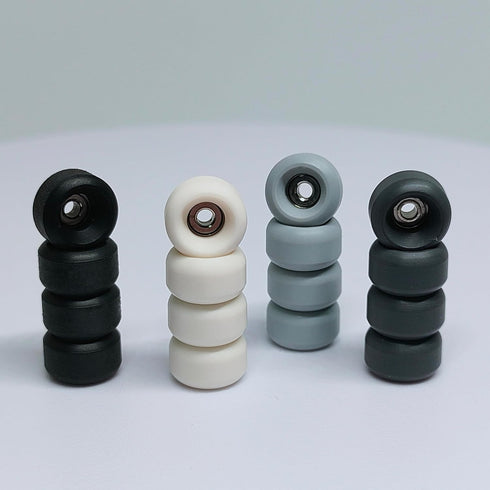 Urethane Pro Fingerboard Wheels Gray 65D, Handmade Bearing Wheel for Ultra Spin Bearings - 7.8 * 5mm