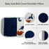 Baby Strap Cover for Children, 2 Pcs Infant Car Seat Belt Cover Pad, Neck Pad Protector for Kids (Navy Dinosaur)