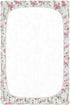 KICPOAY 52 28 Pale Pink Wildflowers Fitted Crib Sheets Stretchy Portable Playard Sheets for Baby Toddler, Breathable