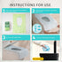 YOUSHIGUANG Toilet Seat Covers Disposable,Faster use-Sticker Free XL Waterproof Toilet Seat Cover for Adults and Kids