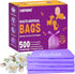 Disposable Baby Diaper Bags (500 Bags) Fresh Powder Scented Easy Tie Handles