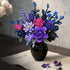 Set 17 887PCS HiWEEGO Flowers Bouquet Building with LED Light - Artificial Flowers Toy, Purple Roses Botanical