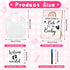 55 Pcs DIY Baby Bibs Set Includes 22 White Feeder Bibs 22 Stencils 10 Fabric Markers 1 Wooden Baby Shower Game Sign