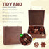 Mytothfy 3D Wooden Brain Teaser Puzzles for Adults - Brain Teaser Puzzles with Wooden Box Puzzle Game Toys for Adults