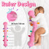 Baby Toys Musical Caterpillar - Soft Sensory Stuffed Animal Toys with Crinkle and Rattles, Pink