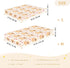 Bseiialft 52 28 Golden Retrievers Pink Hearts Crib Sheets for Boys Girls Soft and Breathable Cotton Baby Sheets