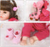ENADOLL Reborn Baby Doll, Realistic Silicone Vinyl Polka Dot Giraffe Baby 16 inch Weighted Doll Gift Set