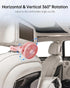 360 3 Coohea Stroller Fan Rechargeable Battery Powered Portable Fans, Head Detachable Rotatable Clip on Fan, Speed