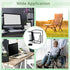 2 Pcs Desk Cup Holders, Anti-Spill Clamp-on Drink Mounts for Table, Adjustable Coffee Bottle Racks for Desks, Tables