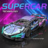 STEM Building Car - 1:14 Building Blocks Construction Toy, Collectible Lambo Cars for Boys 8-16 and Adults