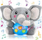 Plush Musical Baby Toys - Cute Elephant Stuffed Animal for 3-12 Months Boys & Girls, Infant Baby Toy