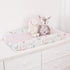 Super Soft Changing Pad Cover in Pink, Aqua, Grey, and White