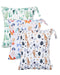 babygoal Animal Wet Dry Bags 3 Pack, Waterproof Travel Bags for Swimsuits,