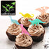 78pcs Set, OuMuaMua Glow in the Dark Dinosaur Toys Mini Plastic Realistic Dinosaur Figures Glow Toys for Kids Goody Bag