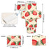 Flradish Lovely Strawberry Portable Diaper Changing Pad,Waterproof Lightweight & Foldable Travel Changing Pad