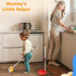 LIMIROLER Set Set Set, 3-6 (2PCS Set) Kids Cleaning Toy Toddlers Broom Dust Pan for Housekeeping Pretend Play Cleaning