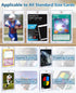 50ct 35pt Magnetic Card Holders: One Touch Card Holder for Trading Cards, U-V Protection Hard Cards Sleeves Case