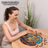 LEOGOR Wooden Jigsaw Puzzle for Adults, Wolf Enchantment (350 Piece, Large, 15 x 14.8 in) Nature Inspired