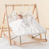 37x42 Booulfi Baby Blanket for Girls Boys Swaddles for Newborns Receiving Blankets Neutral Baptism Christening Knit