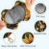 YETTASBIN Sunflower Portable Pacifier Holder Case with Metal Hook Buckle & Zipper for Diaper Bag and Stroller
