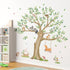 Wondever Kids Large Animal Tree Wall Stickers - Fox & Owl Design