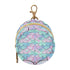 PYBUG Scallops Shape Round Pacifier Storage Case, Polyester & TPU Lined with Hook