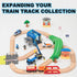 Police Station Playset Toy for Wooden Train Track, Creative City Scenes for Toddlers