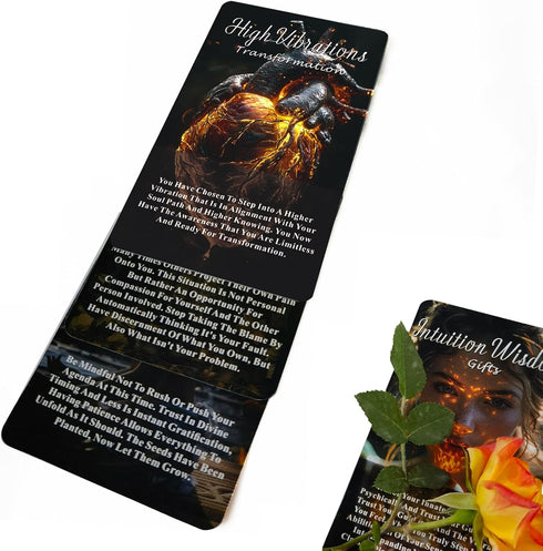 Healing Oracle Cards Deck, Self-Healing Tool for Beginners, Discover What Needs to Shift or Release for Your Highest