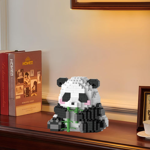 Mini Building Blocks - Bamboo Panda, Micro Blocks Panda Toy for Kids 6-10+, Mini Blocks Building Sets for Adults