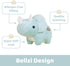 "Bellzi Triceratops Cute Stuffed Animal Plush Toy - Adorable Soft Dinosaur Plushies, Perfect Gift for Kids and Toddlers"
