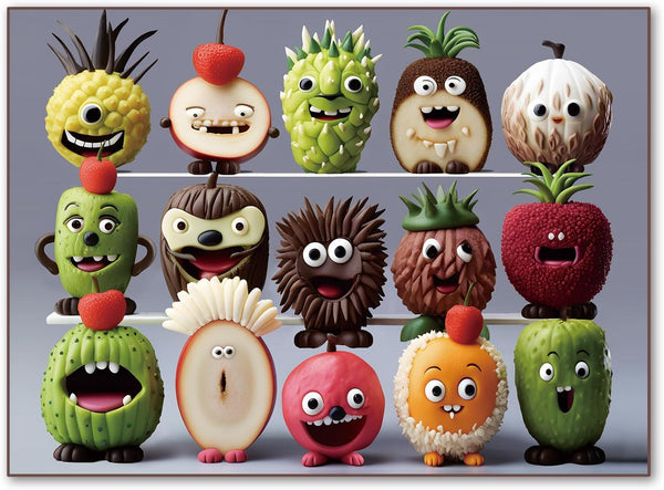 500 Pieces Jigsaw Puzzles for Adults, Teens, and Kids - Happy Games Puzzle Monster Series