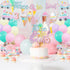 Three Is So Sweet Ice Cream Party Decorations - Banner, Cake, Cupcake Toppers, Macaron, Balloons for Donut Theme Third
