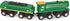 Battat Classic Trains 6Pc Wooden Railroad Set - Magnetic Toy Trains with Engines & Cars for Kids 3 Years +