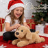 Dog Stuffed Animals, Microwavable Stuffed Animal Adorable Fluffy Puppy Plush for Warmth, Heatable Coolable Lavender