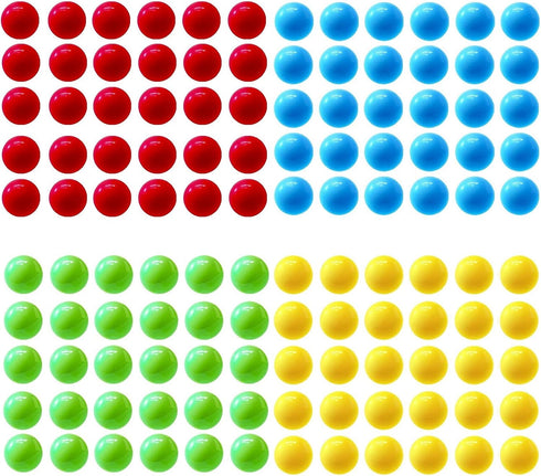 120Pcs Game Replacement Marbles Balls for Hungry Hungry Hippos