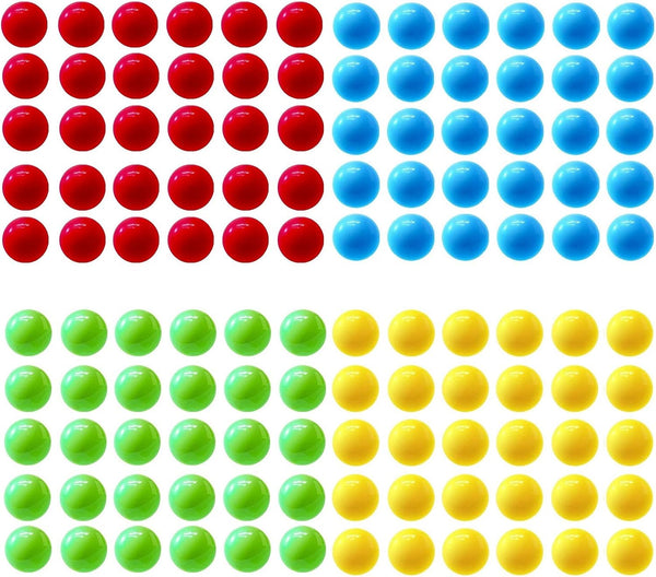 120Pcs Game Replacement Marbles Balls for Hungry Hungry Hippos