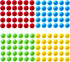 120Pcs Game Replacement Marbles Balls for Hungry Hungry Hippos