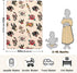 Old School Tattoo Baby Blanket Cozy Cotton Throw Blanket Warm Nursery Receiving Toddler 30" x 40