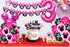 50pcs Pink Mouse Birthday Decorations, 3 Year Old Girl Party Supplies, Balloons, Cake Topper, Cupcake Topper