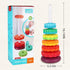 Spinning Toy, Rainbow Stacking Toys for Toddlers 1-3, Ring Stacker Baby Toys, Montessori Autism Sensory Toy