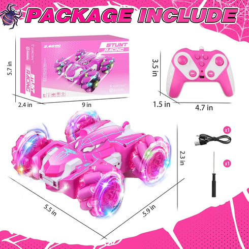 3-5, 8-13, 3 4 5 6 7 8 10 12 Dolanus Spider Remote Control Car, RC Cars Kids Toys Girls Toys for Ages Gifts for Year