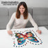 LEOGOR Wooden Puzzles for Adults - Butterfly Oasis - Large 350 Piece (16.1 x 15.1 in) Wood Jigsaws