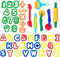 Clay and Play Dough Tools Six Piece Set, Ages 3 & Up DIMROM (47pcs)