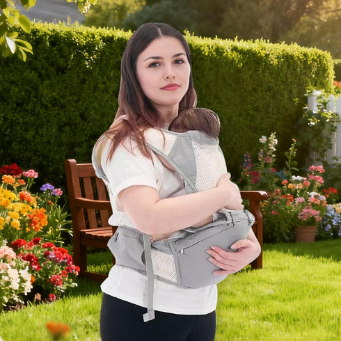 3-in-1 Baby Carrier Newborn to Toddler, Lightweight Structured Ergonomic Design for Infant Carrier with Plus Size