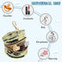 Kigai Pacifier Holder for Diaper Bag & Stroller Cute Pig Portable Pacifier Case with Clip & Zipper Travel Binky Holder