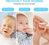 6 1 Trimmer Electric Nail File Drill for Baby No Sharp Claws Hurt, in Safety Cutter Clipper for Toes and Fingers (Blue)