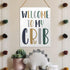 QVUXZ 7.87x10.23 inches, Wood Decorative Sign, Welcome to My Crib, Nursery Kids Son Room Playroom Decor, Size Gift