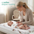 TOTCHILL 2 Pack, Light Quilted Changing Pad Cover Soft Fitted Changing Table Covers for Baby Boys and Girls, Butterfly