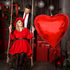 KatchOn Big Red Heart Balloons - 32 Inch, Pack of 2 for Valentines Day Decorations, Heart Shaped Balloons