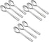 9-Piece Stainless Steel Kids Spoons, HaWare Toddler Flatware, Mini Cutlery Set for Home Kitchen School